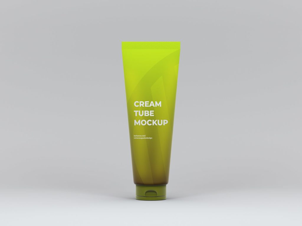 Cream Tube Mockup