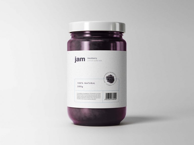 Jam Jar Mockup