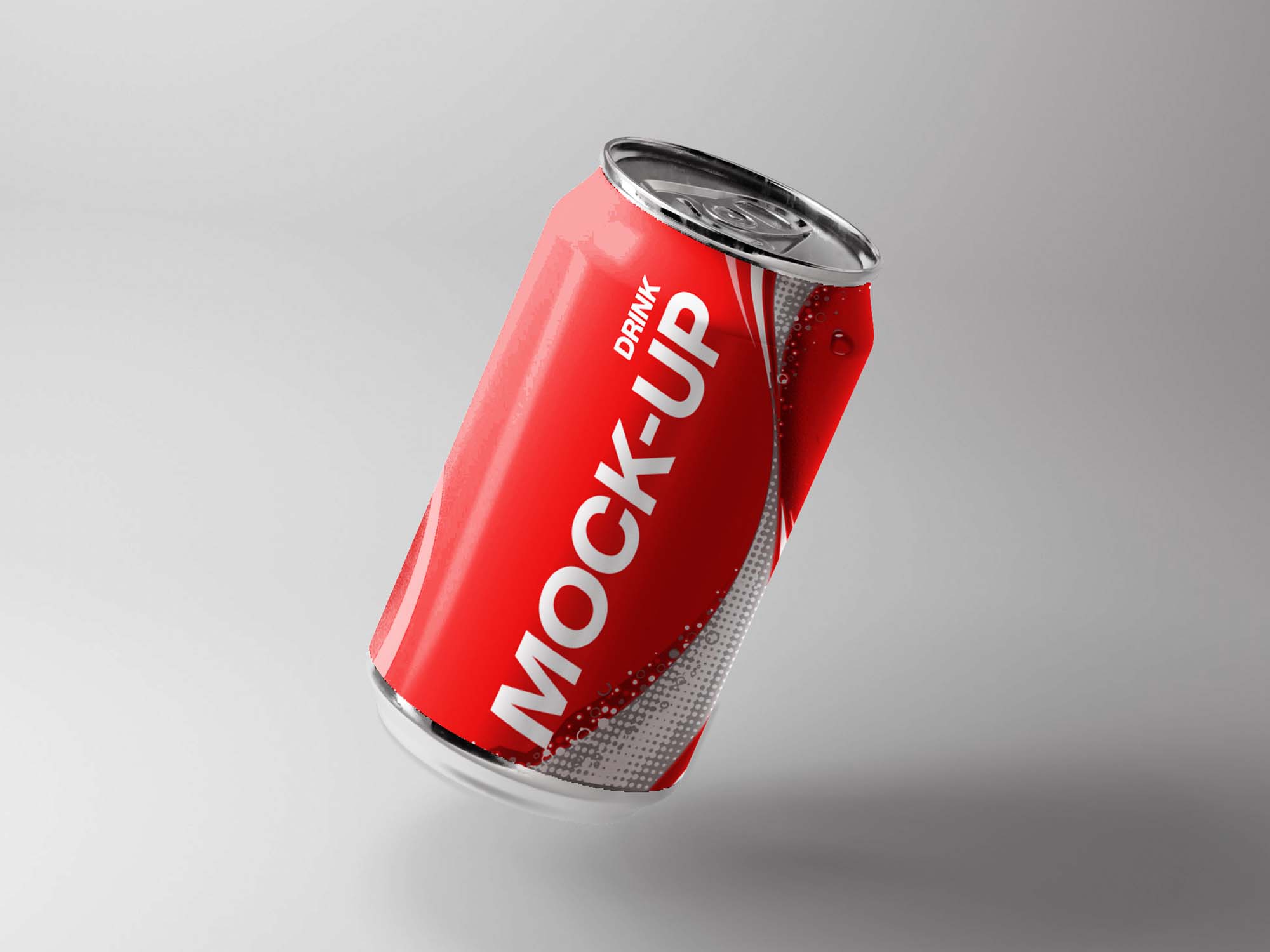 Free 3D Bottle Can Mockup