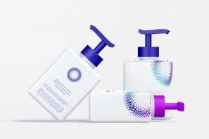 Free 250 ml Square Pump Bottles Mockup