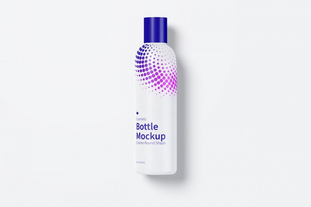 Free 120 ml Hair Oil Bottle Mockup
