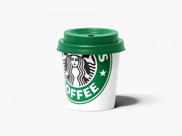Free Paper Espresso Cup Mockup