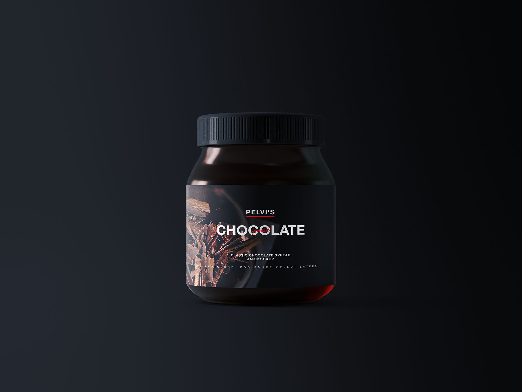 Chocolate Jar Mockup