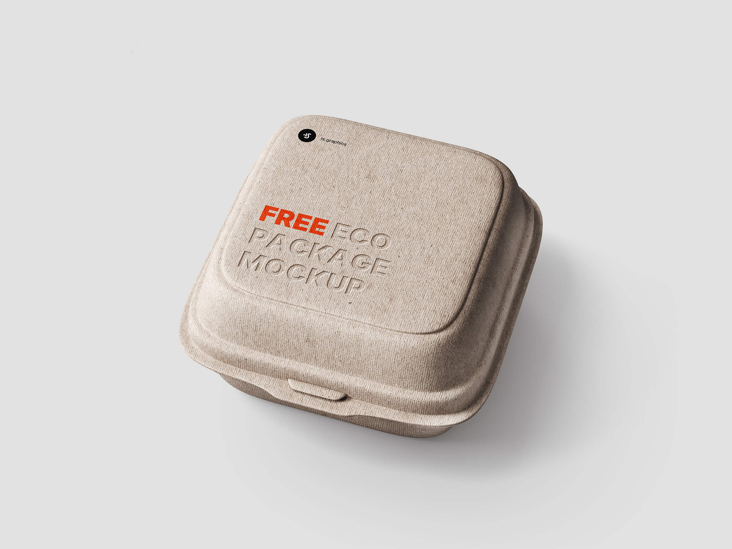 Food Container Free Eco Package Mockup