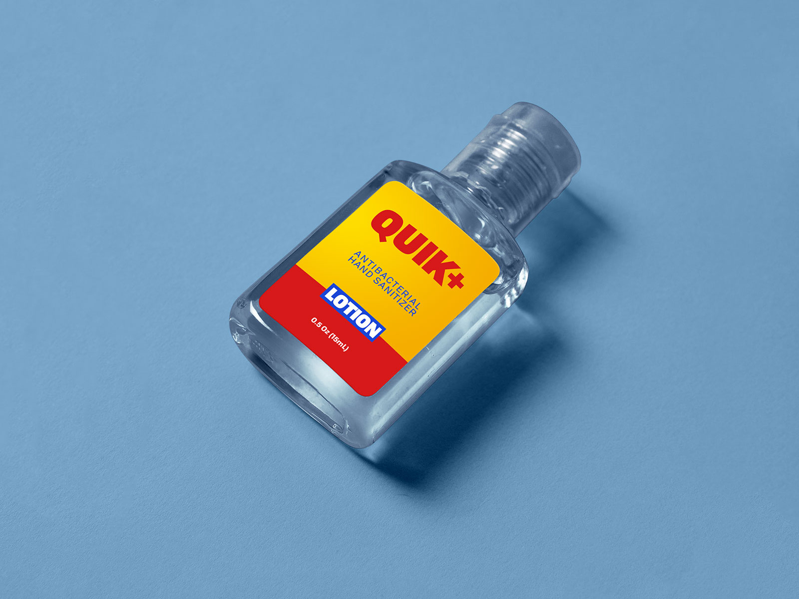 Small Hand Sanitizer Bottle Mockup