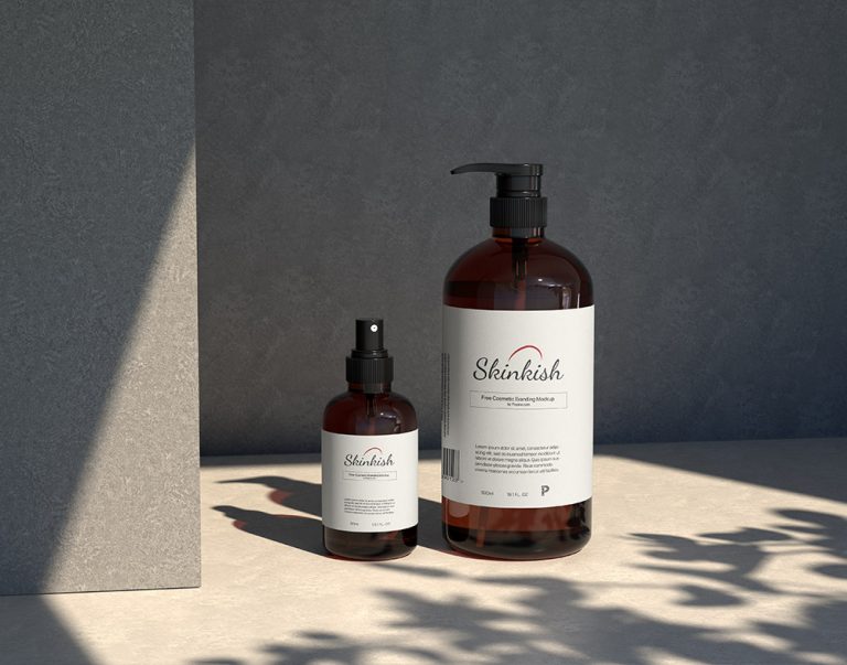 Free Cosmetic Branding Mockup