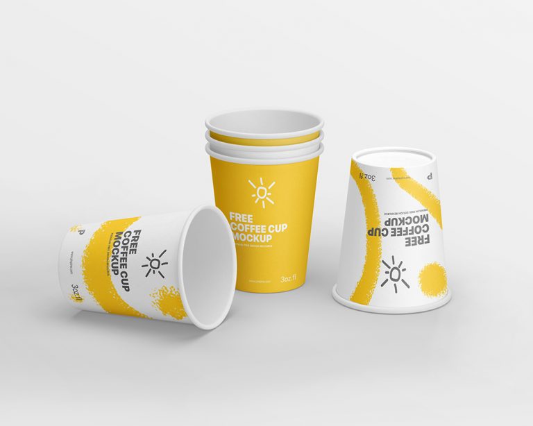Free Simple Coffee Cup Mockup