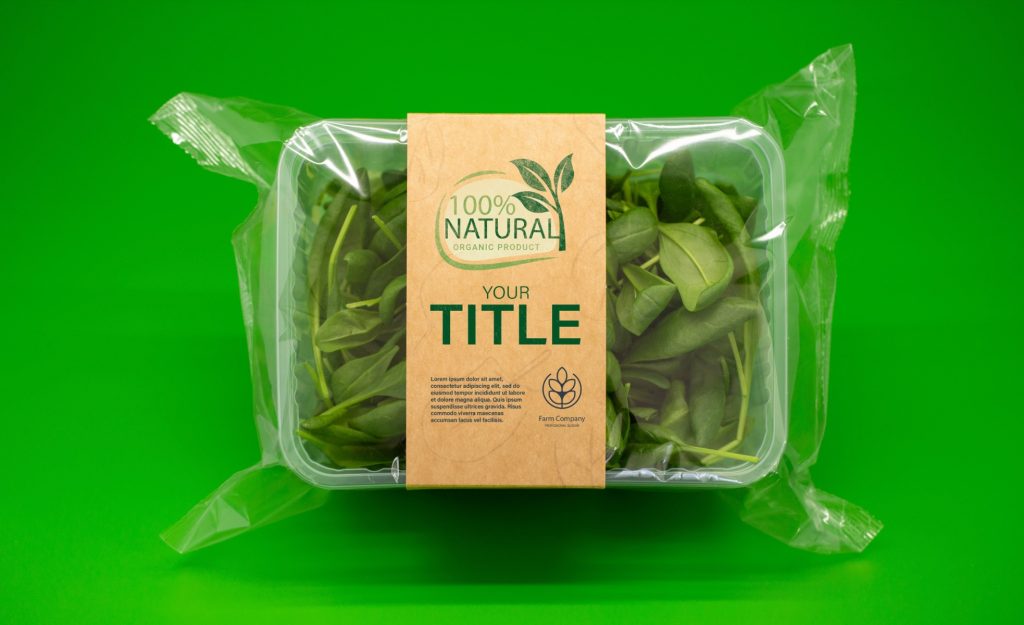 Spinach Package Mockup