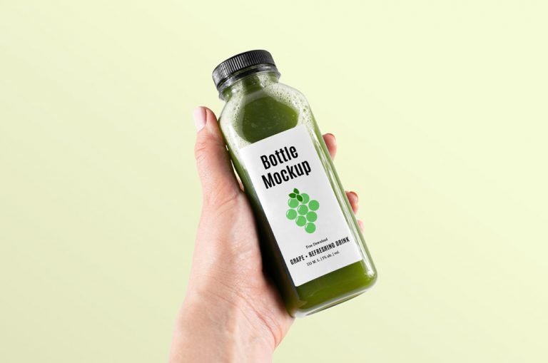 Healthy Bottle Mockup