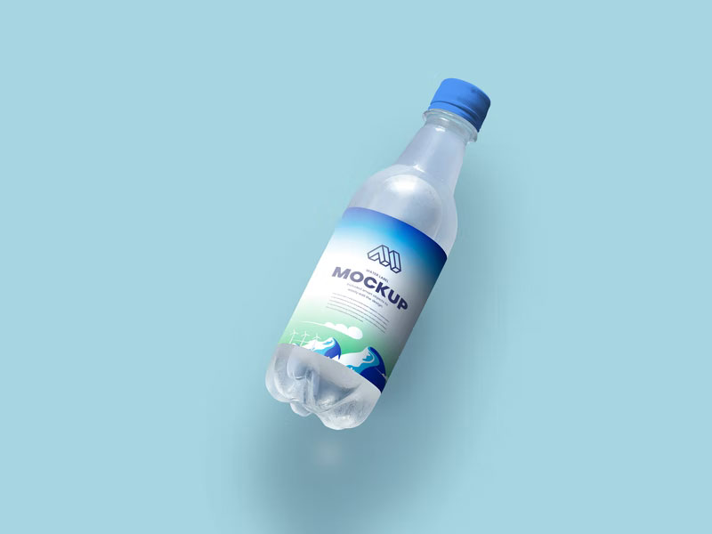 Water Bottle PSD Mockup