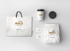 Free Coffee Shop Branding Mockup