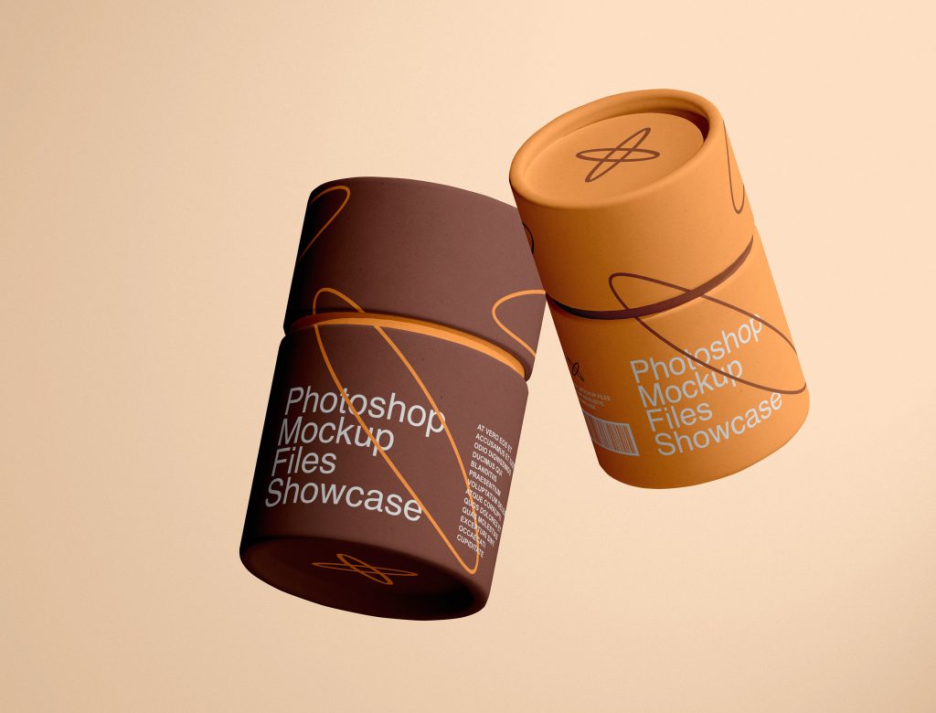 Paper Tubes Mockup Design