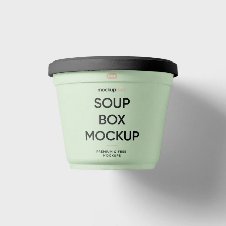 Soup Box Mockup
