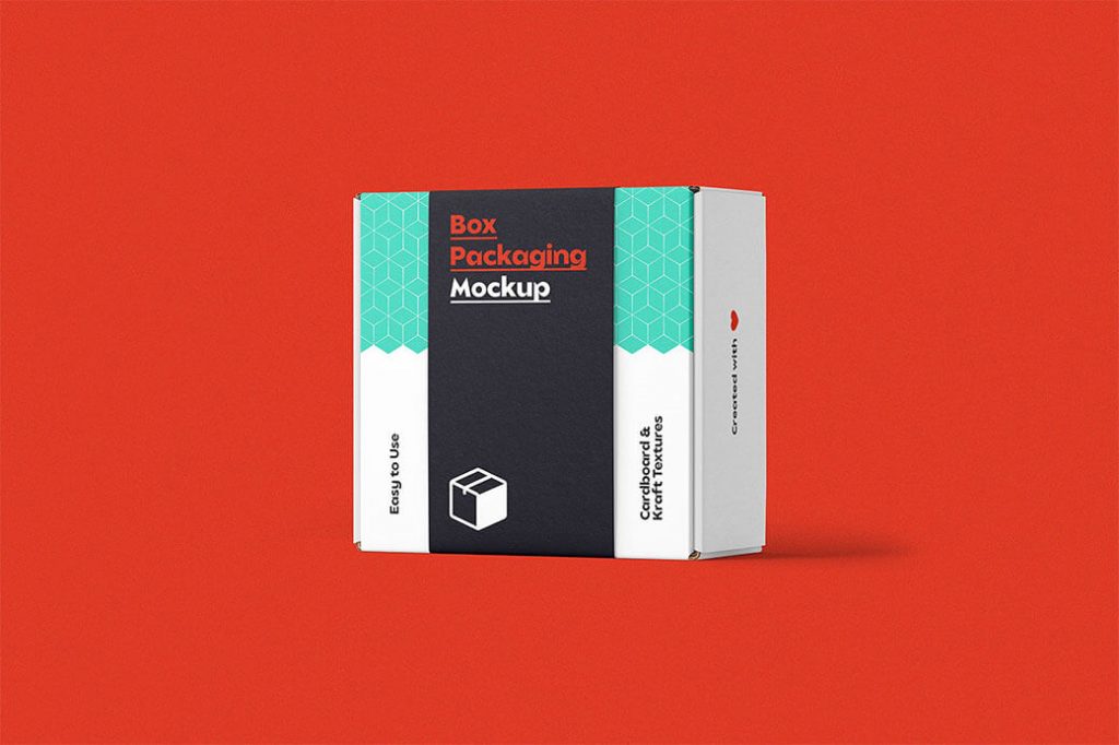 delivery box mockup