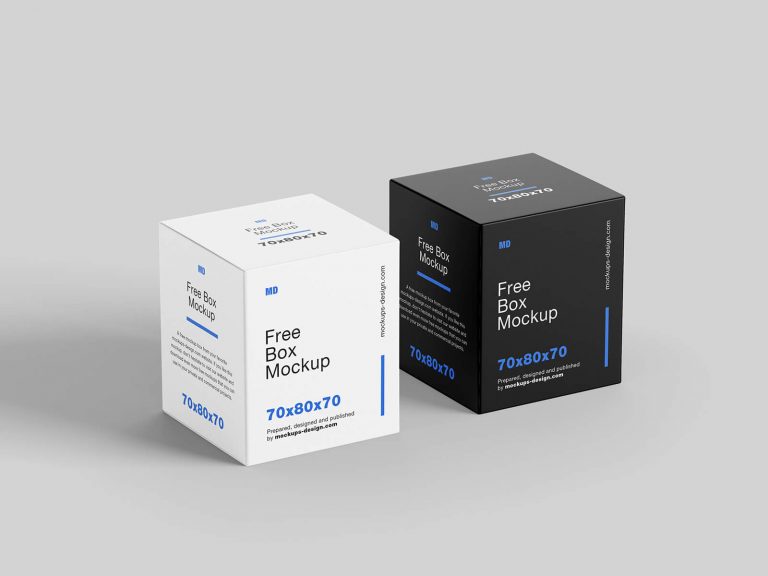 Free Box Mockup 4