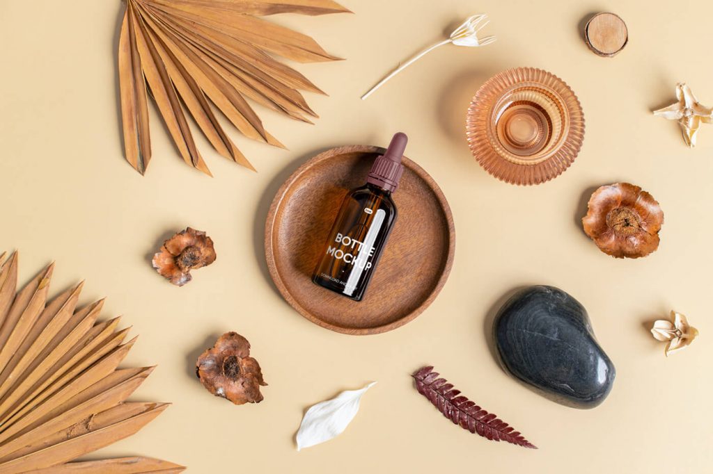 Small Dropper Bottle Mockup D