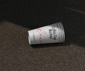 free coffee cup mockup template