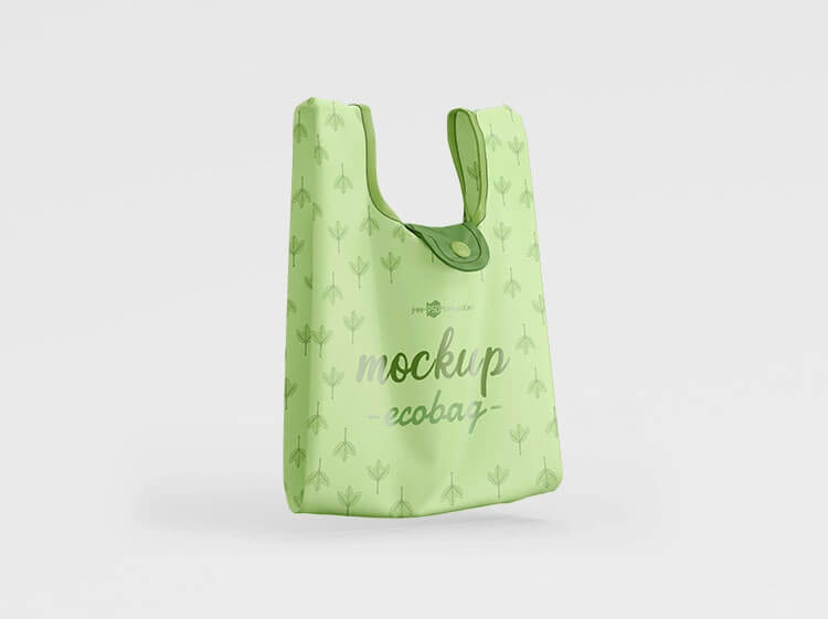Front View of Two Floating Bag Mockups