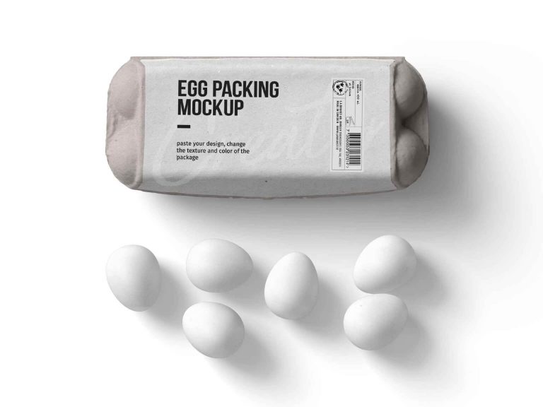Free Egg Carton Mockup PSD1