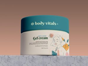 Free Cream Jar Mockup PSD