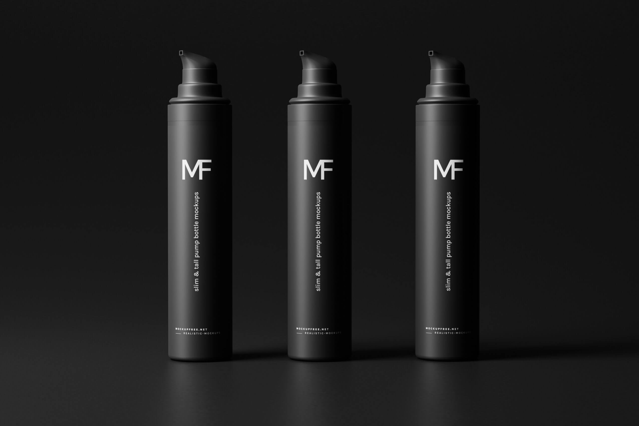 8 Free Airless Pump Bottle Mockup PSD Files2