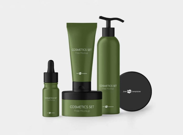 Free Cosmetics Mockup Set in PSD1