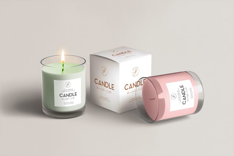 Packaging Glass Candle Mockup