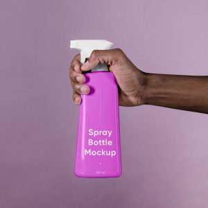 Free Detergent Bottle Mockup
