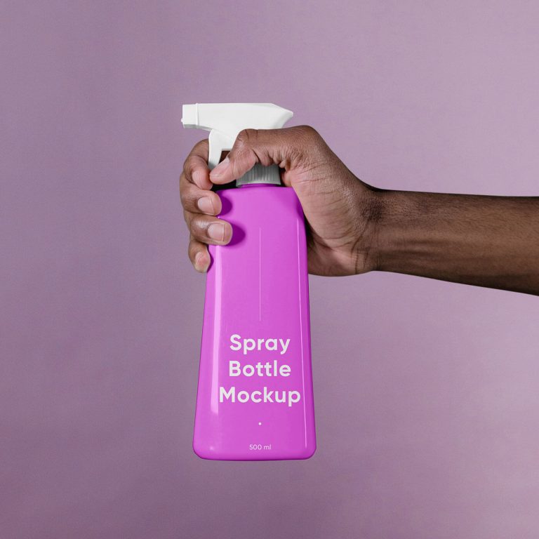 Free Detergent Bottle Mockup