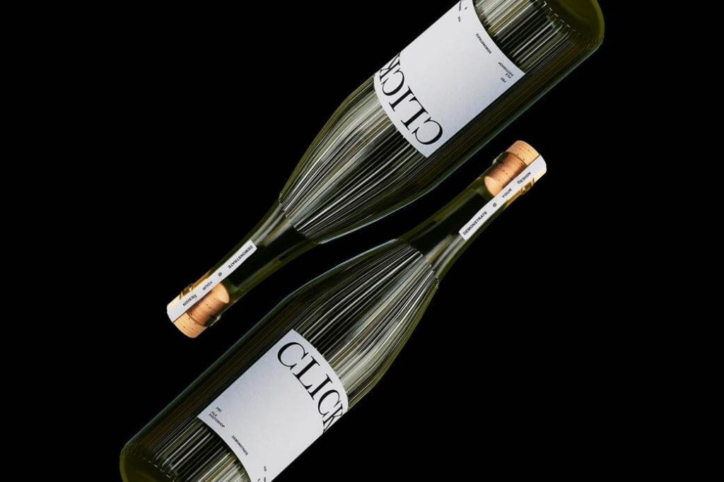 Wine Bottles Mockup