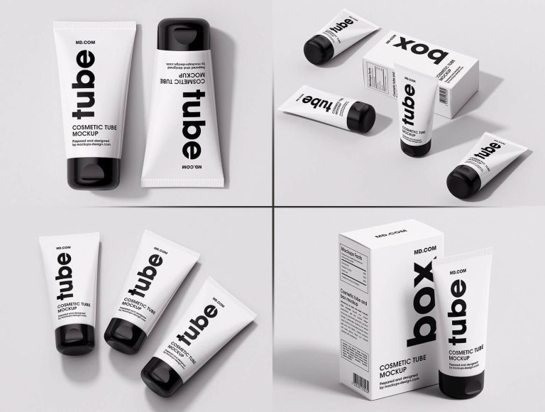 Cosmetic Tube Mockup