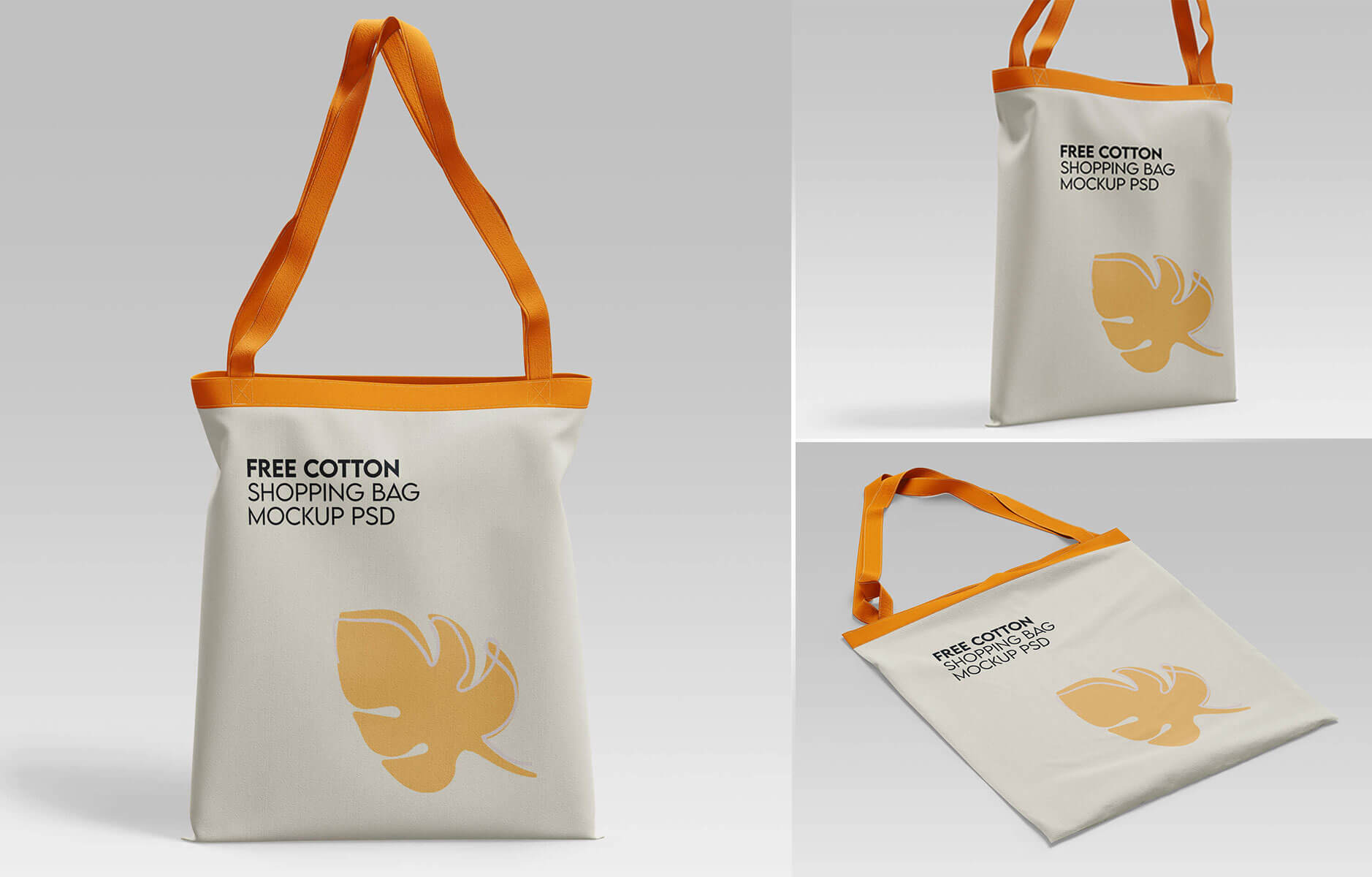 Free Cotton Shopping Bag Mockup PSD