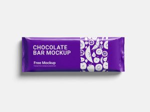 Free Chocolate or Candy Bar Mockup