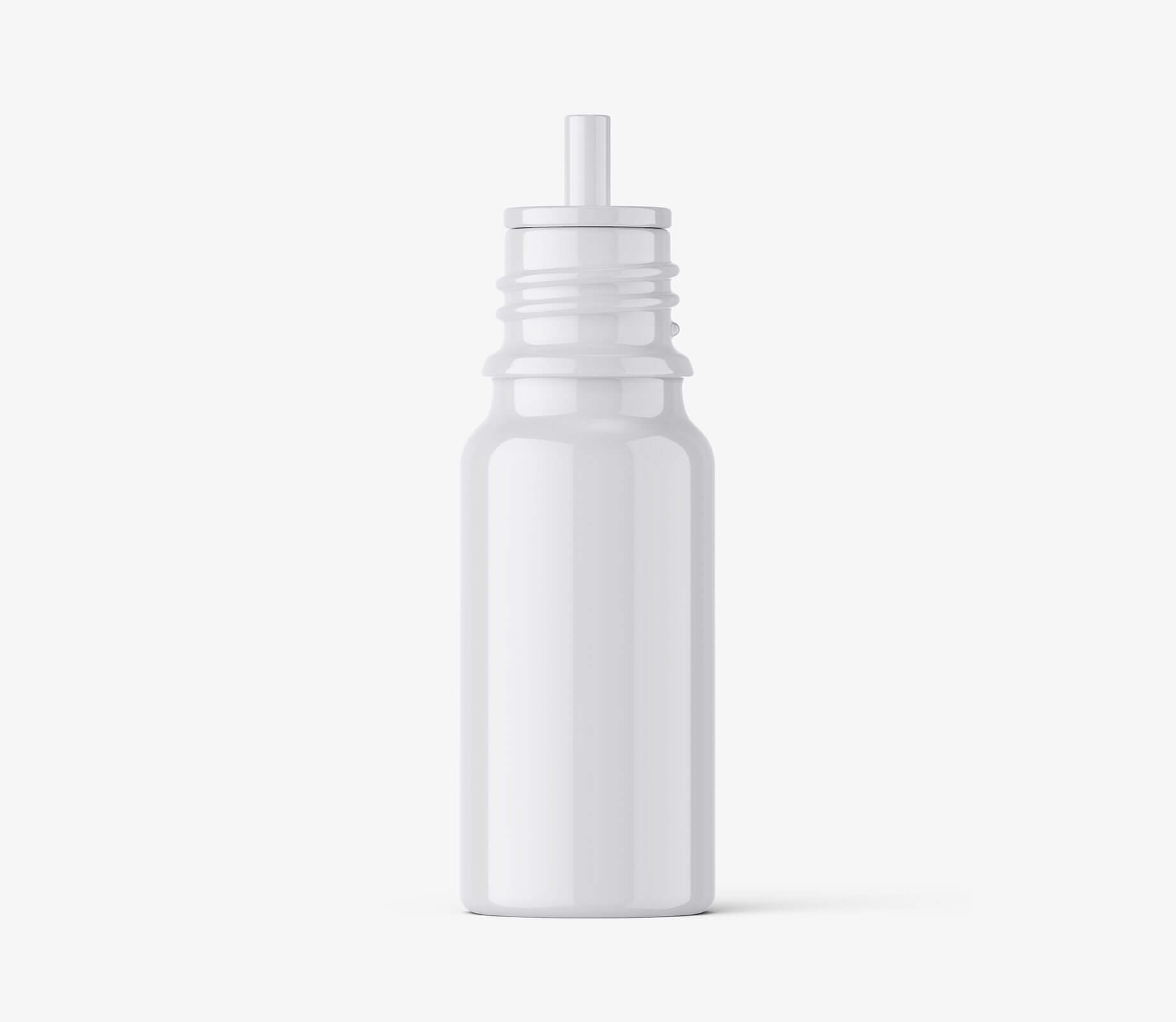 Free Glossy Essential Oil Bottle Mockup PSD