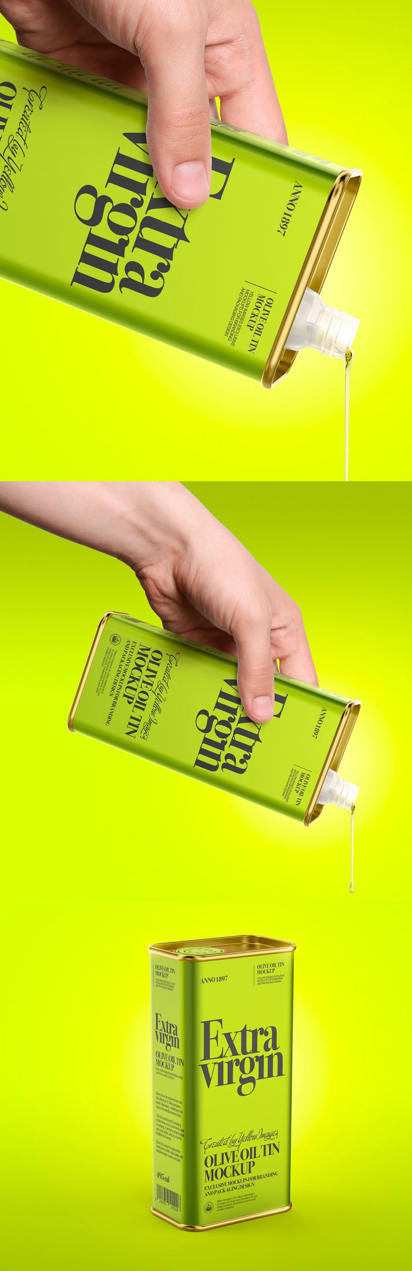 Download Free Free Olive Oil Tin Can Mockup Free Package Mockups PSD Mockup Template
