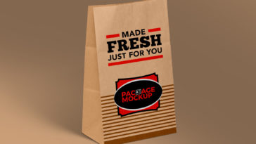 Free Bread Paper Bag Packaging Mockup Free Package Mockups
