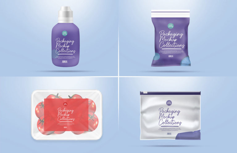 Free Premium Quality Package Mockup Collection PSD