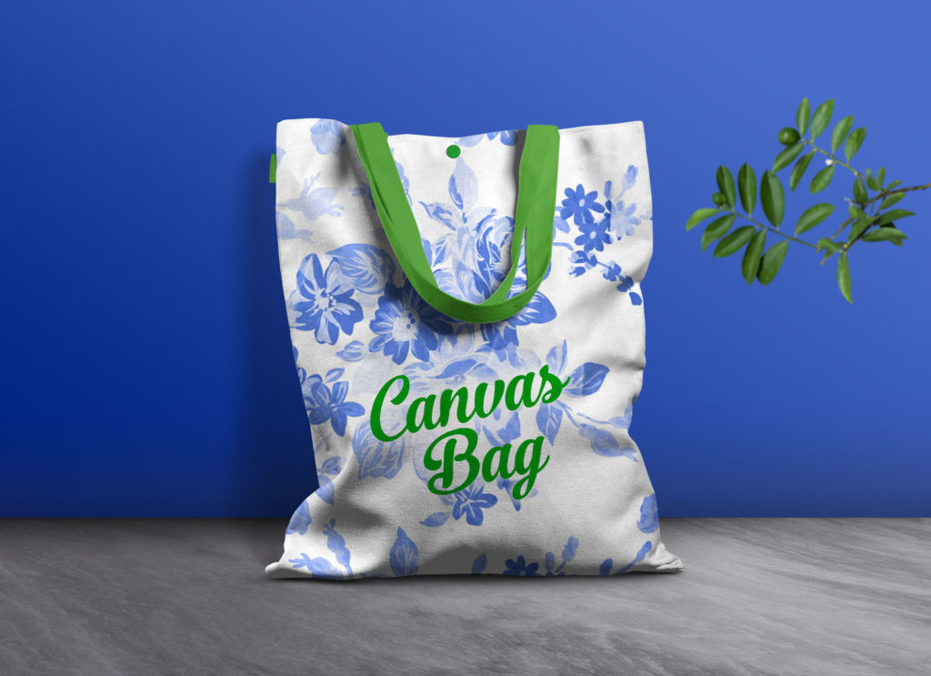 Download Free Free Reusable Canvas Tote Shopping Bag Mockup Free Package Mockups PSD Mockup Template