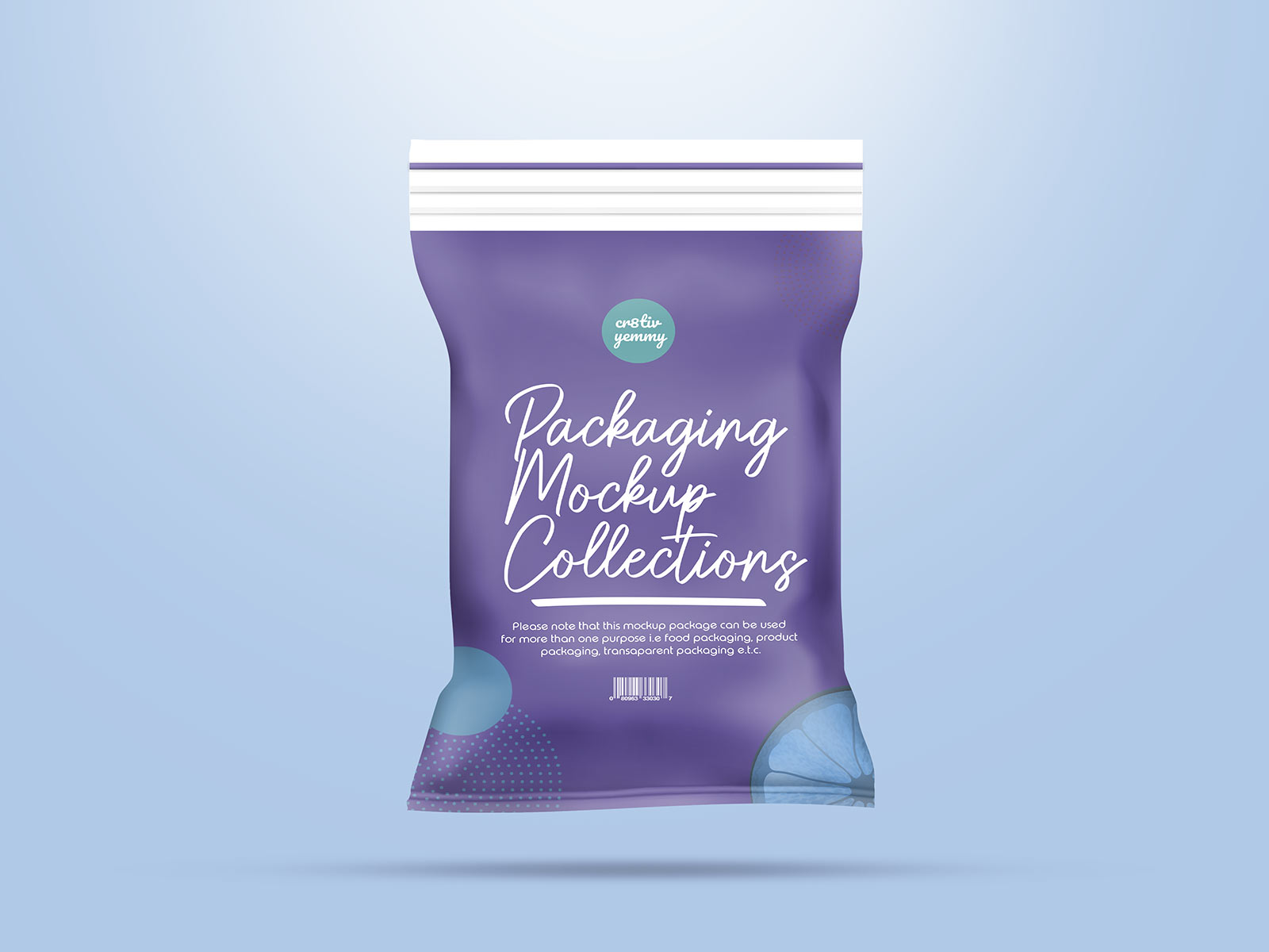 Free Chips Snack Pack Packaging Mockup
