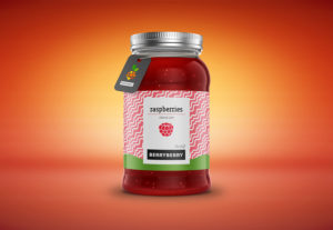 Jam Jar Bottle Mockup