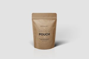 Paper Pouch Free Packaging Mockup