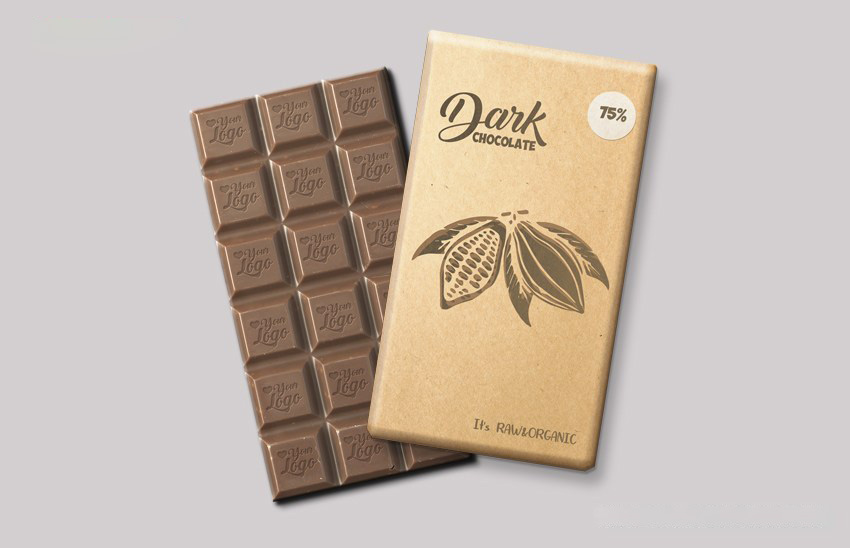 Download Free Chocolate Bar Branding Packaging Mockup Free Package Mockups PSD Mockup Templates