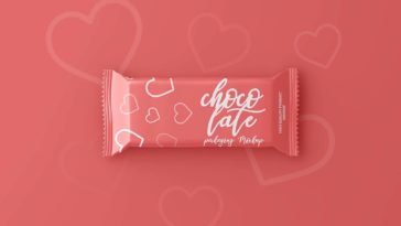 Download Free Free Chocolate Bar 2 Packaging Mockup Free Package Mockups PSD Mockup Template
