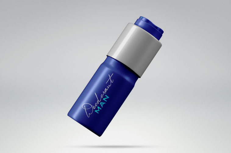Download Free Deodorant Spray Tin Bottle Mockup Free Package Mockups