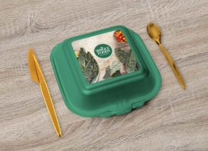 Food Pack Container Mockup