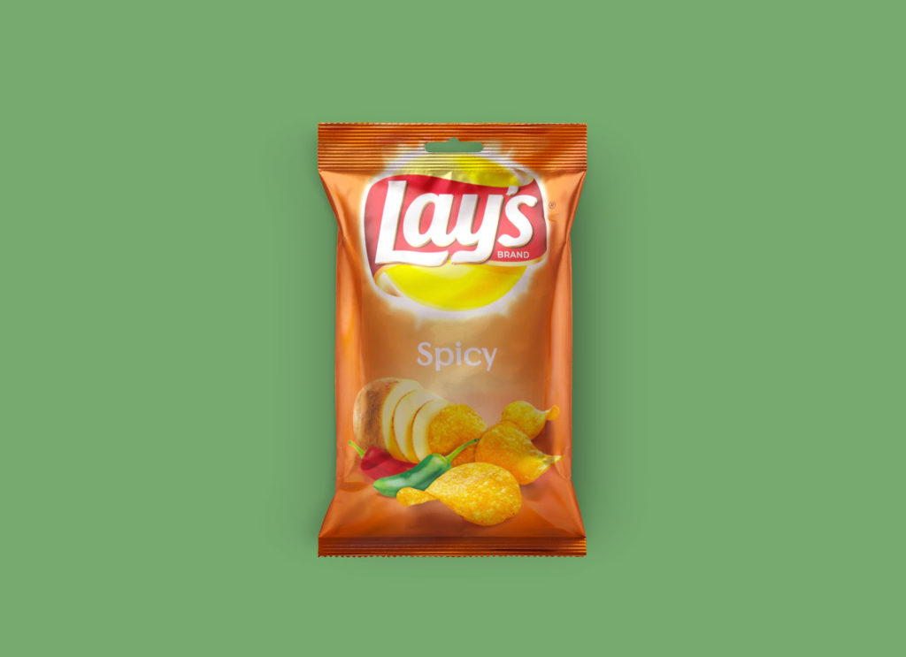 Hanging Snack Packet Mockup