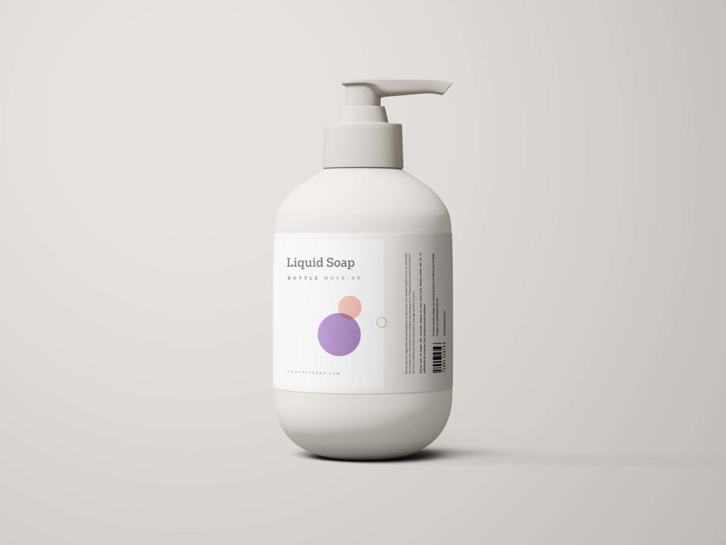 Hand Sanitizer Bottle Mockup