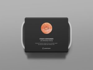 Food Container Meat Package Mockup