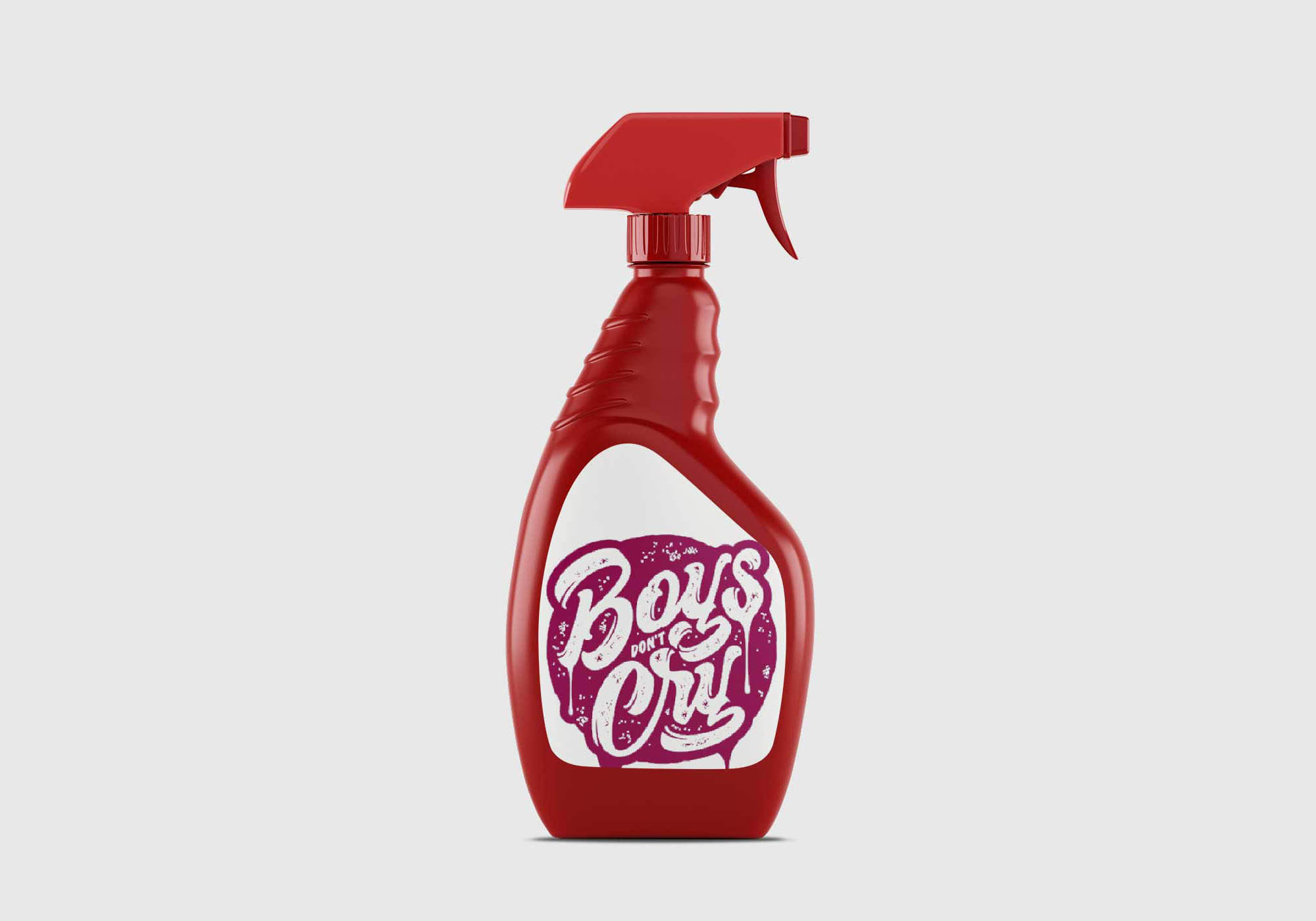 Spray Bottle Package Mockup