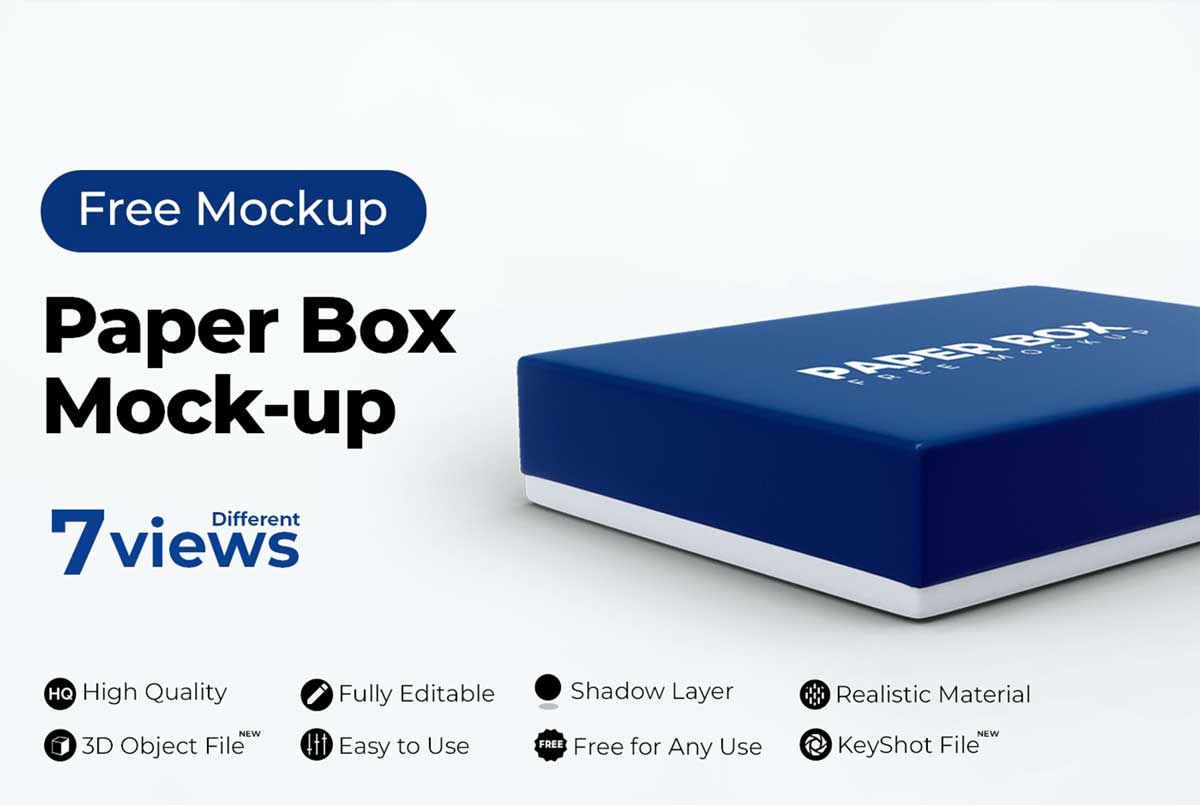 Download Box With Lid Free Mockup Bundle Free Package Mockups